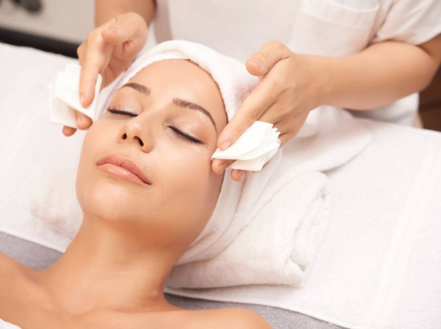 Facial treatment in New Westminster