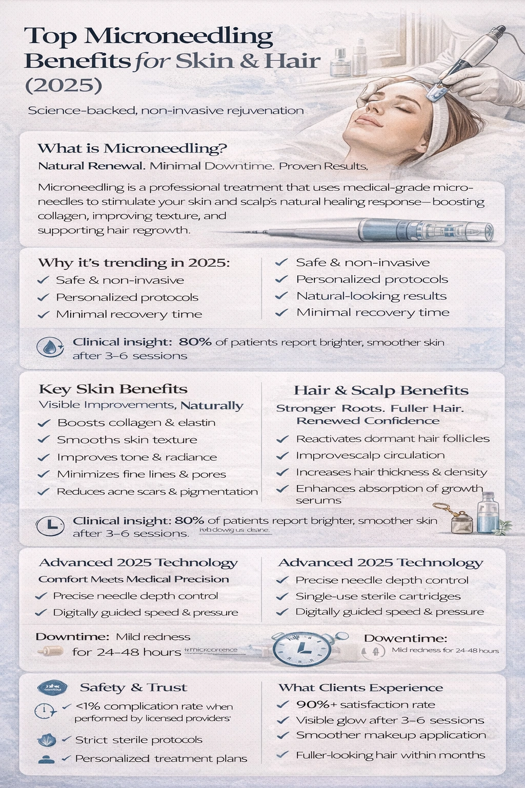 Major Skin Benefits of Microneedling