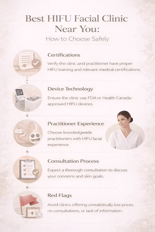 Guide to choosing the best HIFU facial clinic near you safely