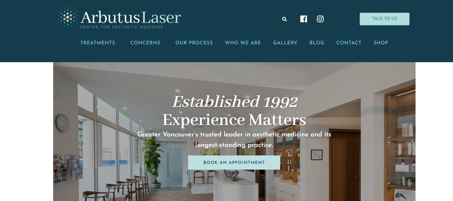 Arbutus laser hair removal clinic vancouver homepage