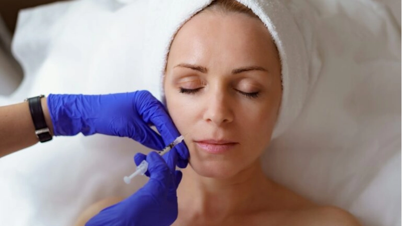 Botox injection on chin Vancouver clinic