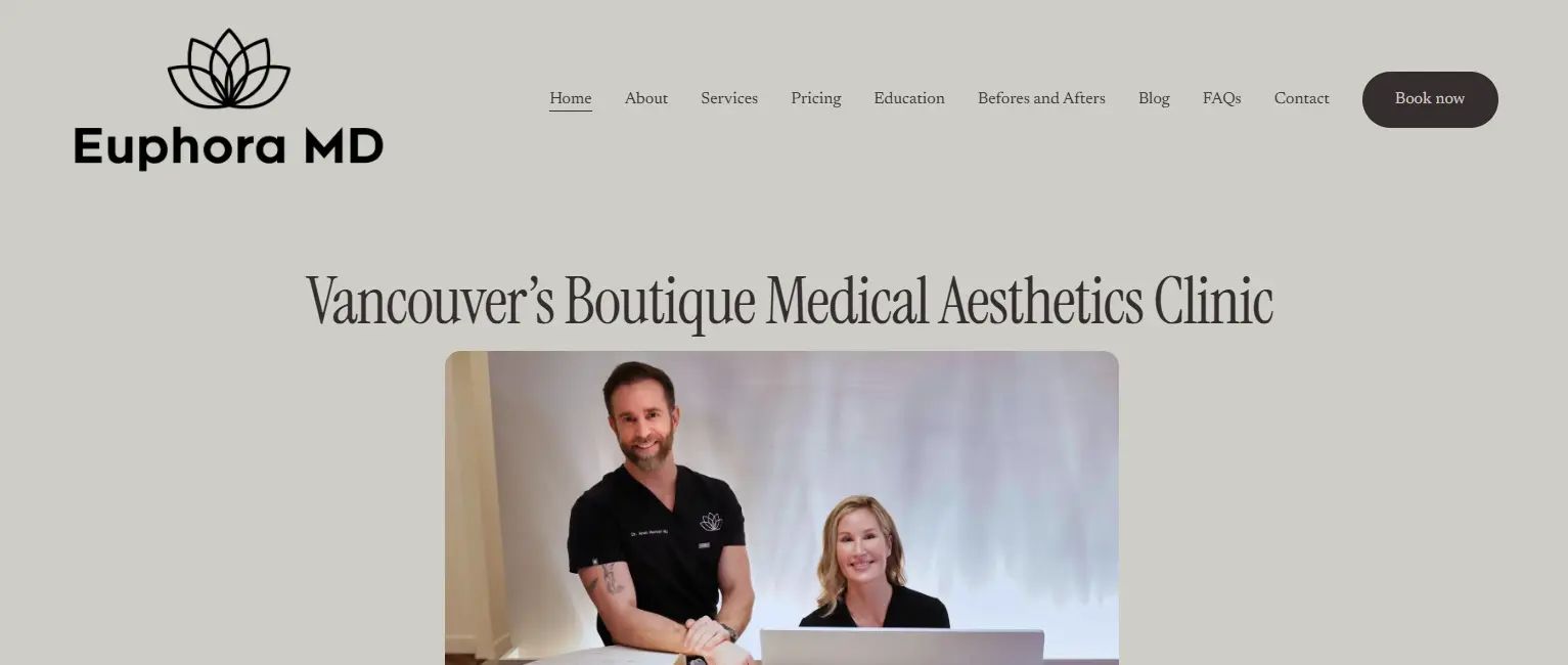 Euphora MD Botox clinic Vancouver aesthetic care