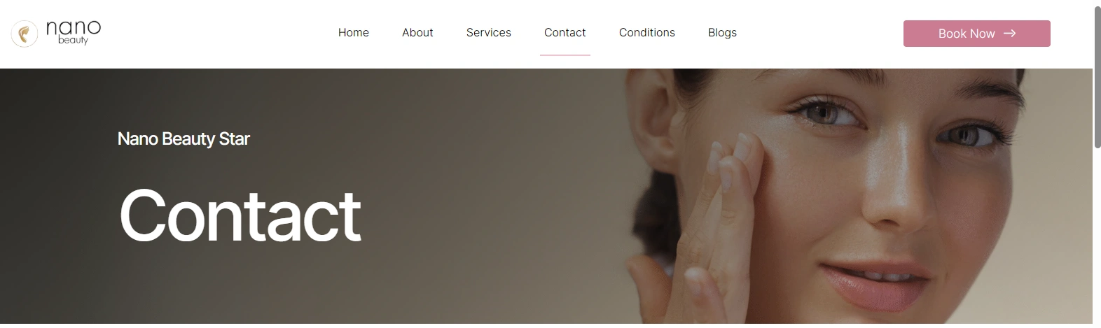 Nano Beauty Star contact for microneedling in Vancouver