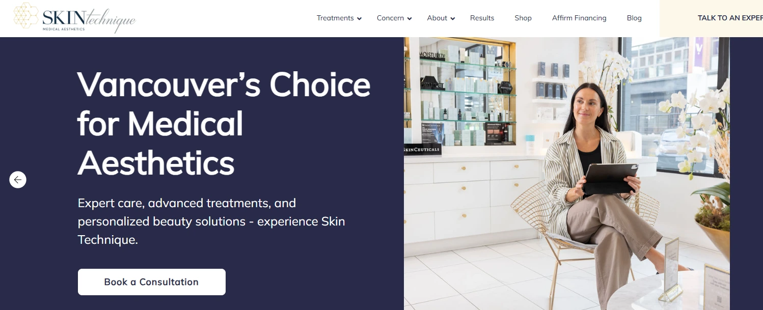 Skin Technique clinic Vancouver medical aesthetics
