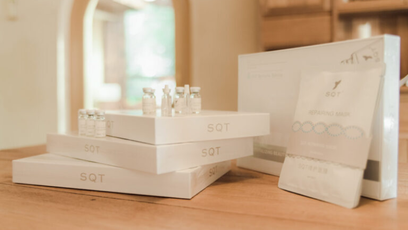 SQT bio microneedling product kit with vials
