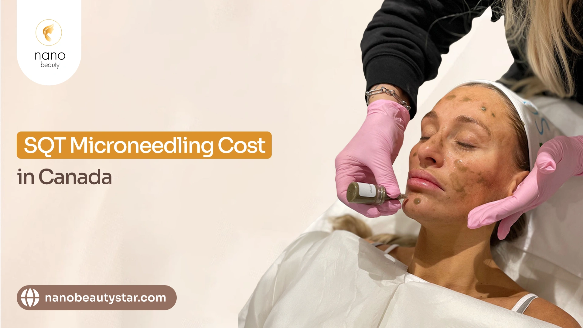 SQT bio microneedling price in Canada per session and package details.