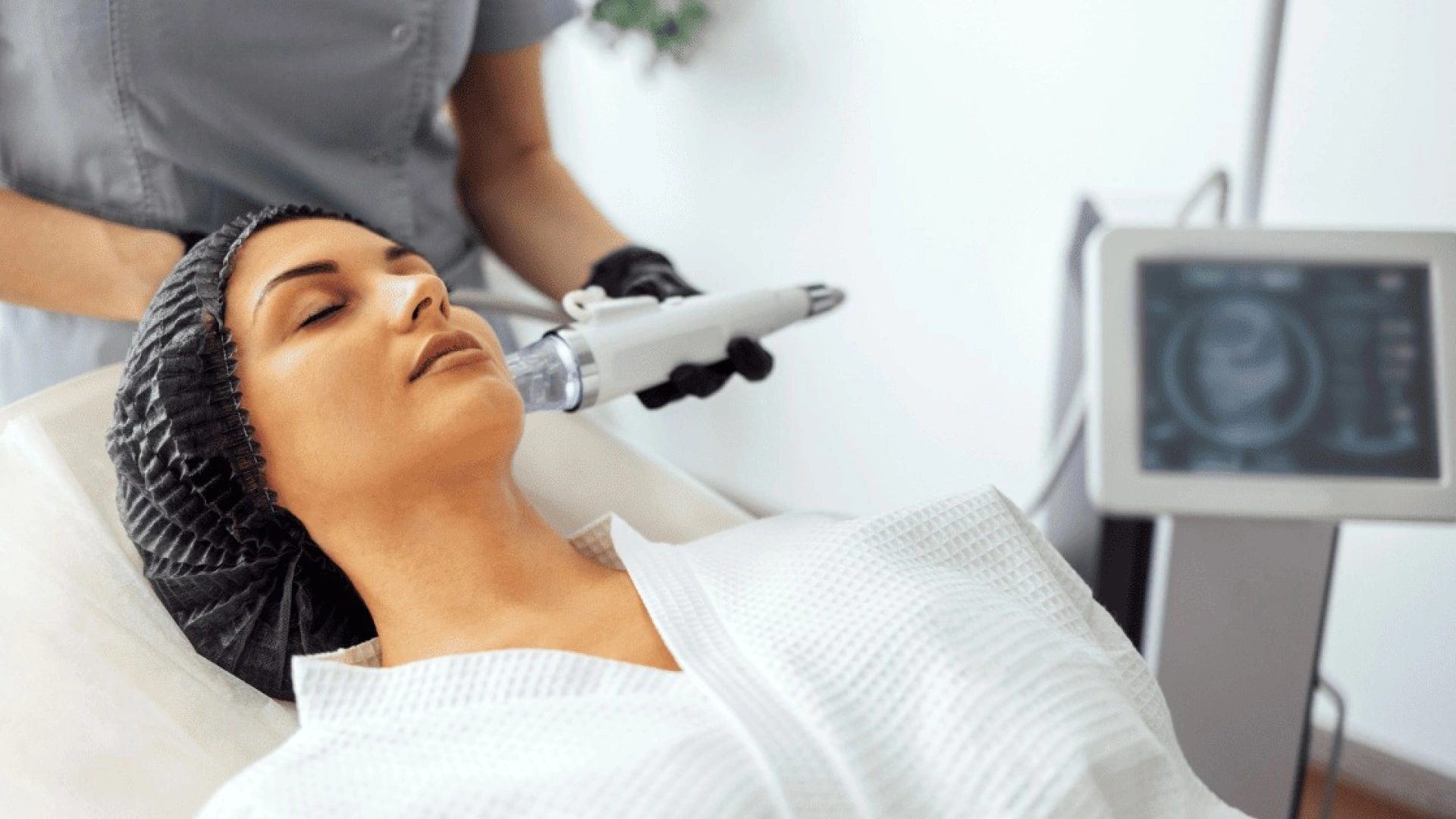 Treatment day guide for micro needling radio frequency before and after.