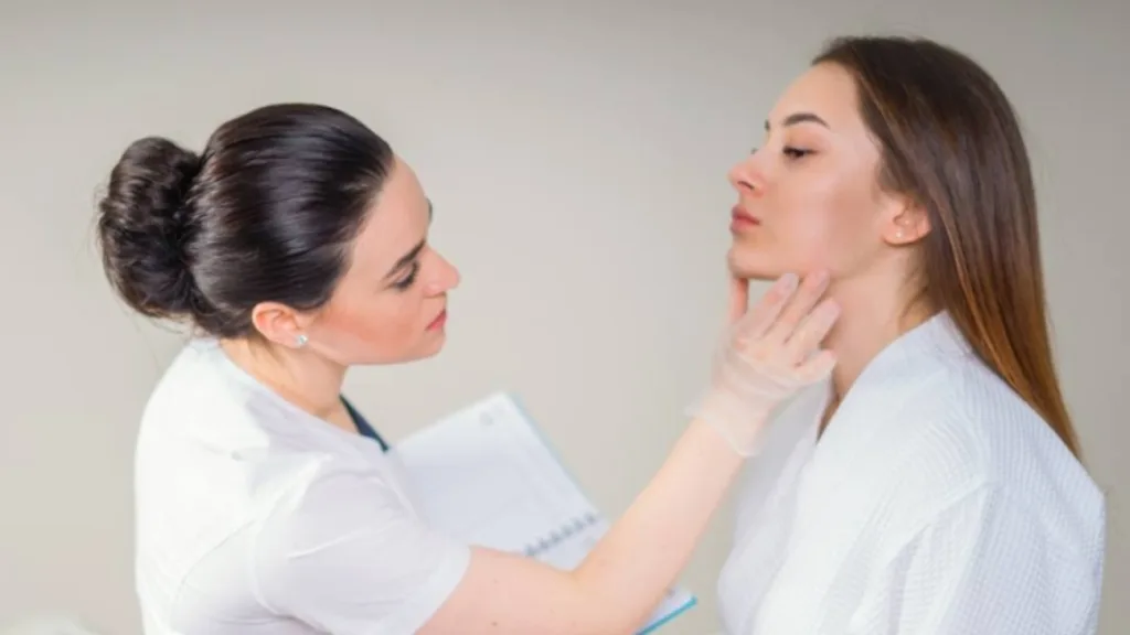 Consultation and skin assessment process related to secret rf vs infini treatment.