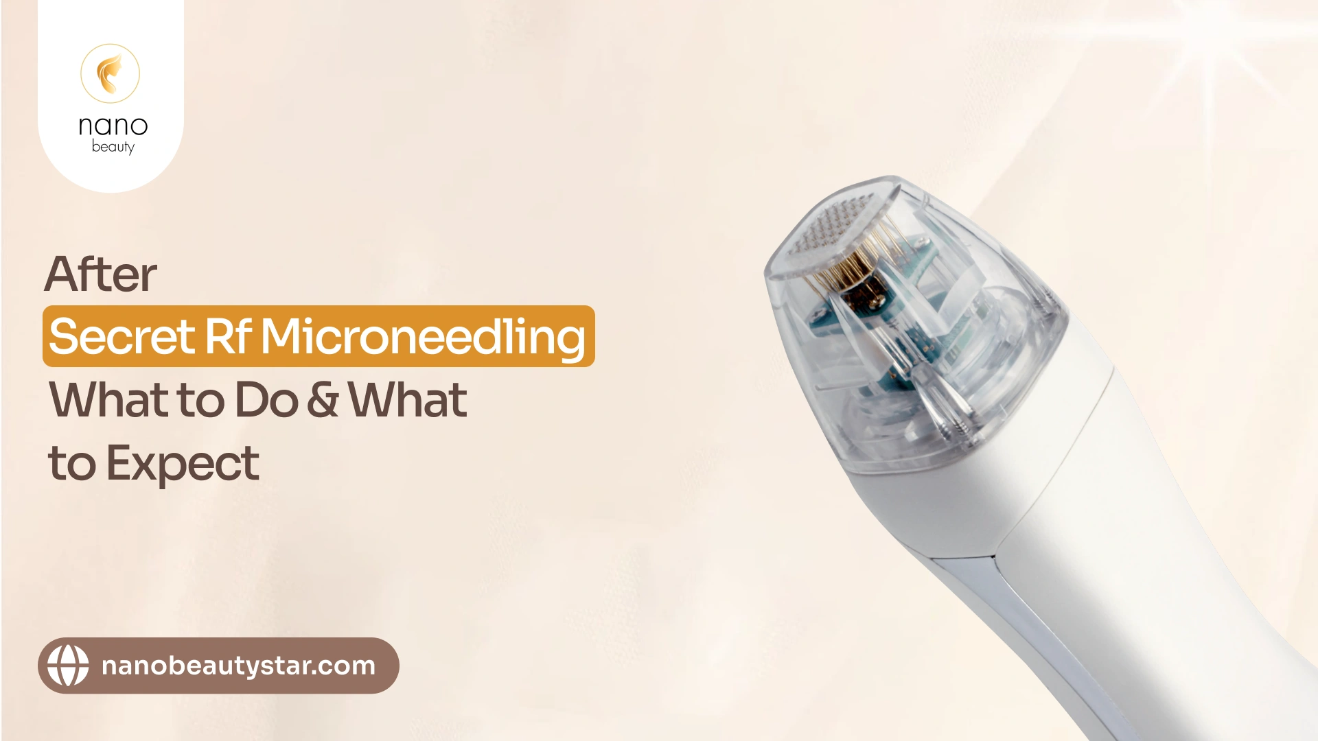 Secret RF microneedling aftercare guidelines for recovery and downtime.