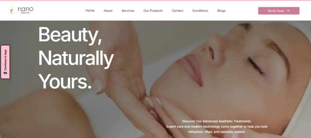 Secret RF microneedling before and after results at Nano Beauty Star. 