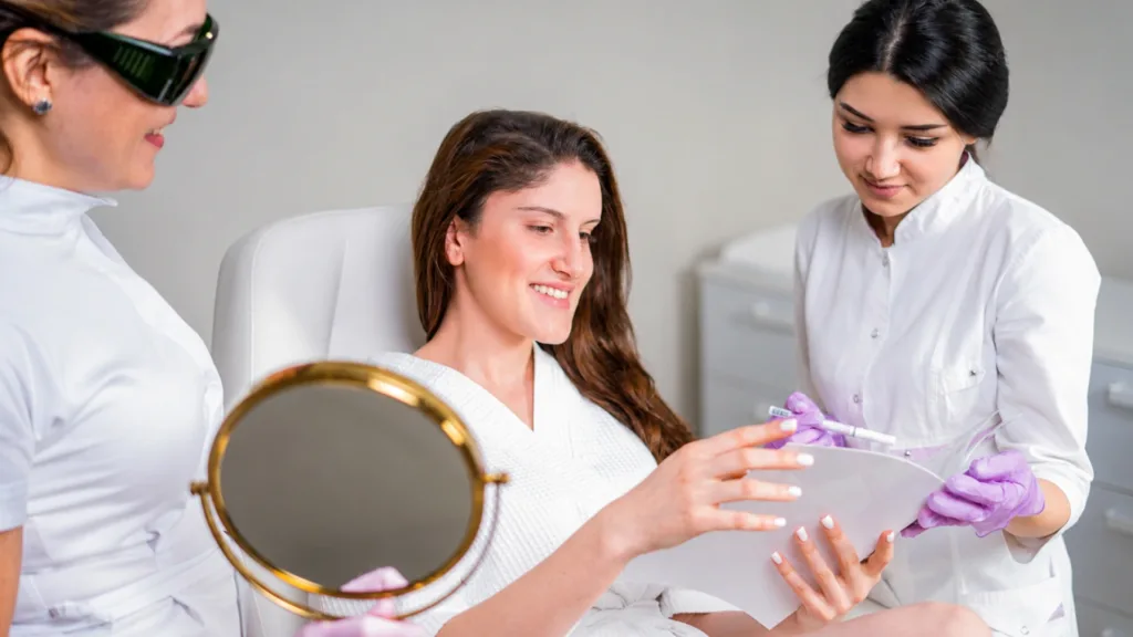 Quick comparison table covering Secret RF vs Ultherapy treatment.