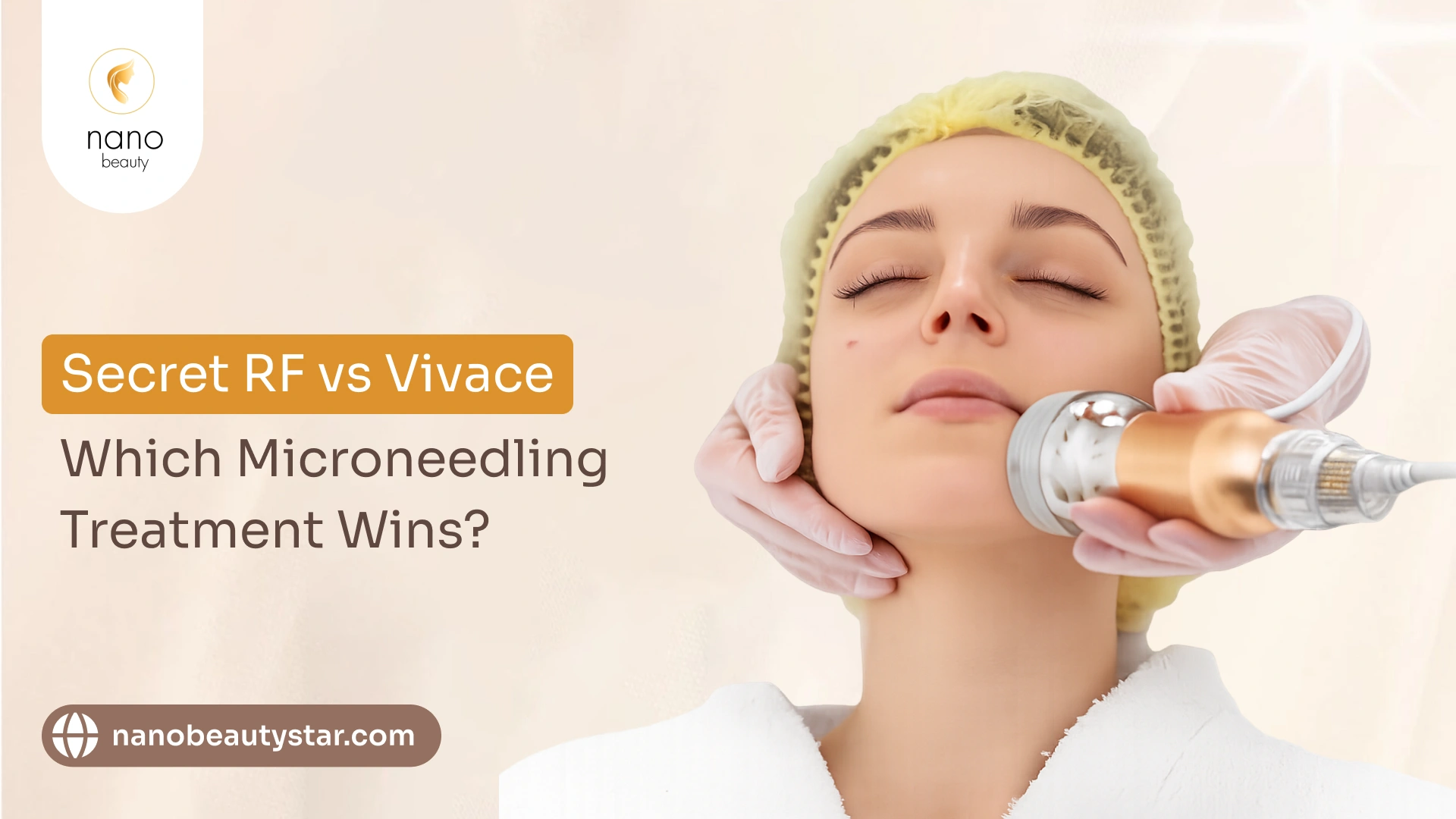 Secret RF vs Vivace comparison for RF microneedling treatment.