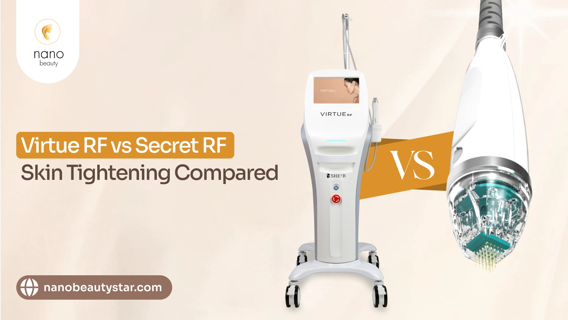 Guide on Virtue RF vs Secret RF treatment comparison for skin rejuvenation.