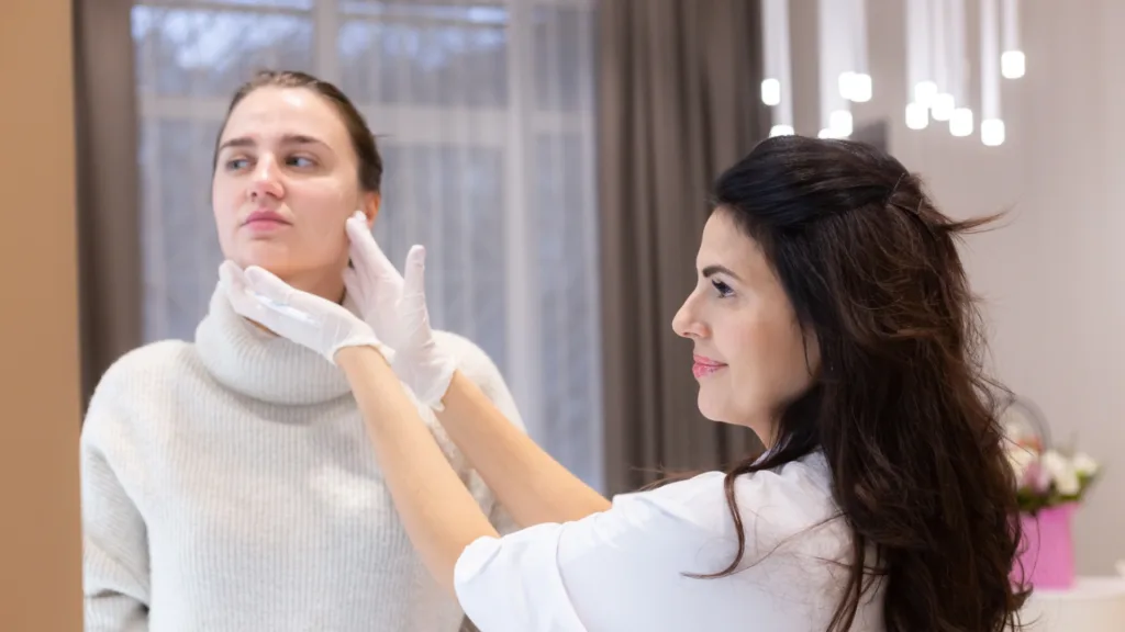 HIFU facial treatment at home guide for skin tightening.
