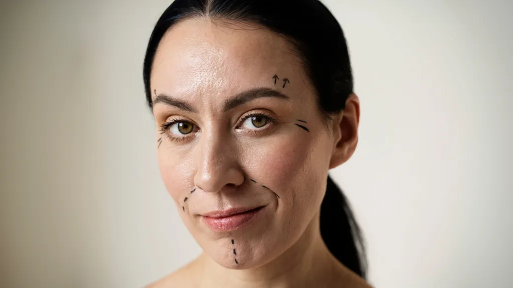HIFU facial treatment benefits for reducing fine lines and wrinkles.