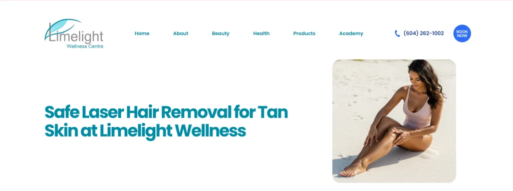 Limelight Wellness - laser hair removal for dark skin Vancouver.