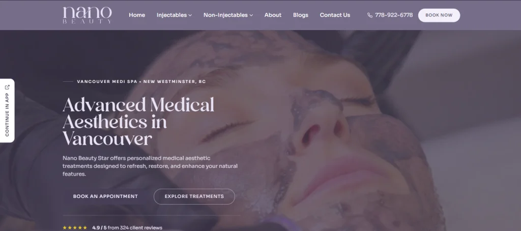 Nano Beauty Star - laser hair removal for dark skin Vancouver.