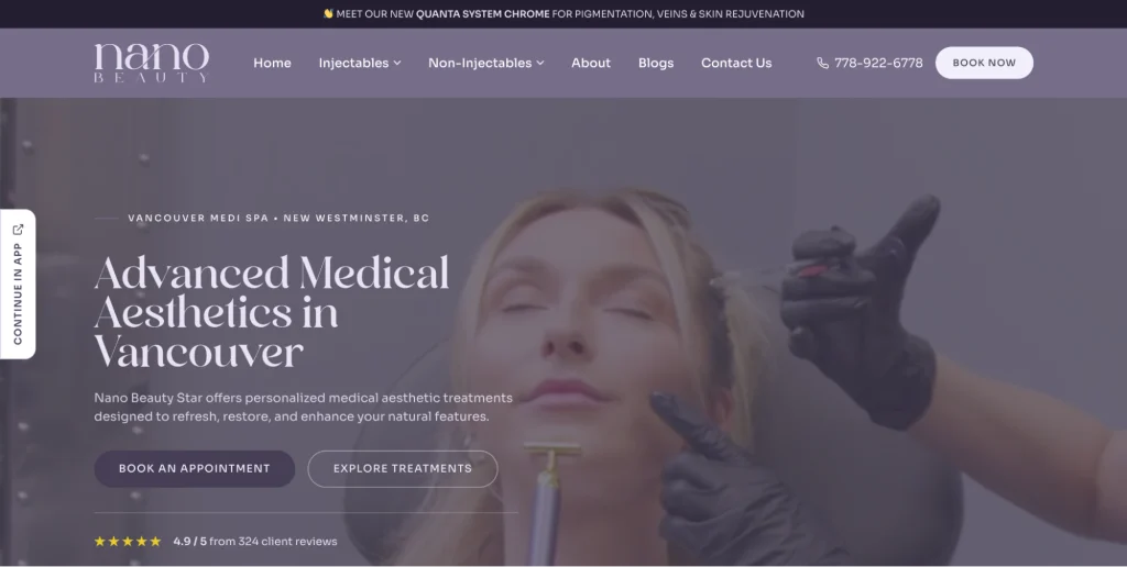 Nano Beauty Star - laser hair removal prices in Vancouver.