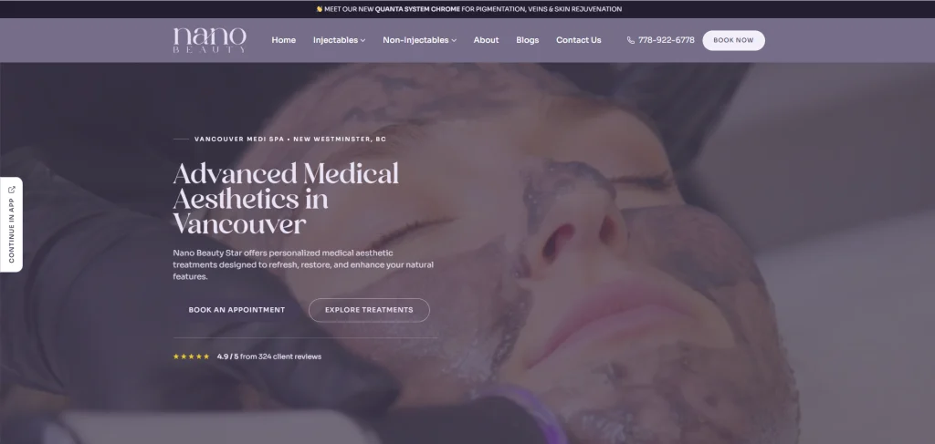 Nano Beauty Star - laser hair removal West Vancouver.