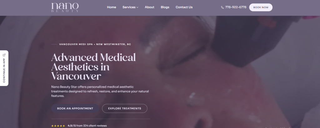Nano Beauty Star microblading in Vancouver.