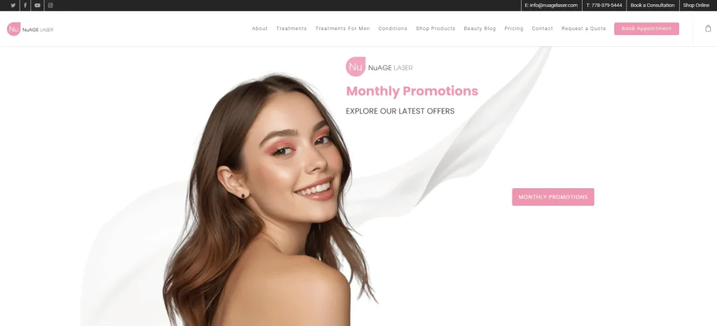 NuAGE Laser - best laser hair removal in Vancouver.