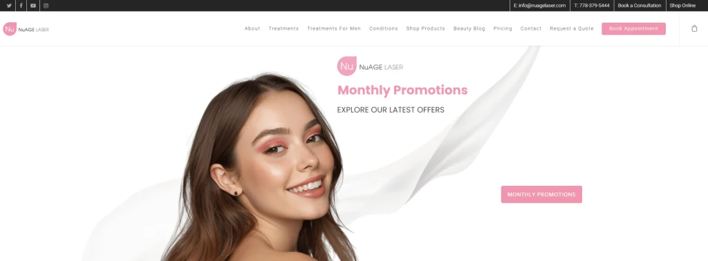 NuAGE Laser & Skin Care - laser hair removal Downtown Vancouver.