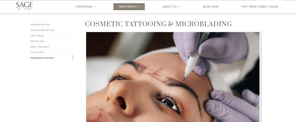 Sage Medspa - microblading Vancouver Island.