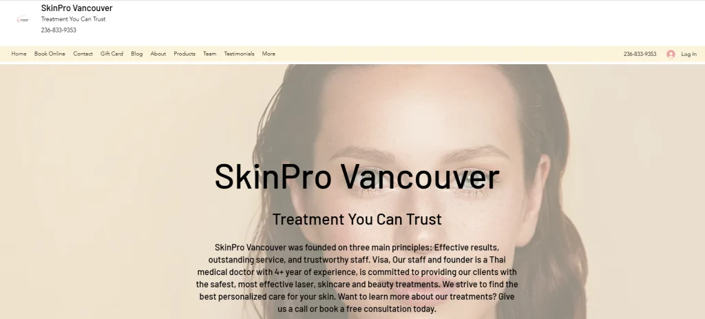 SkinPro Vancouver - laser hair removal Downtown Vancouver.